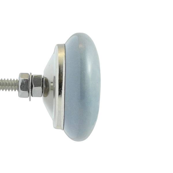 Keramik-Möbelknopf - Number 5 | grau (rund) Keramik-Möbelknopf - Number 5 | grau (rund)