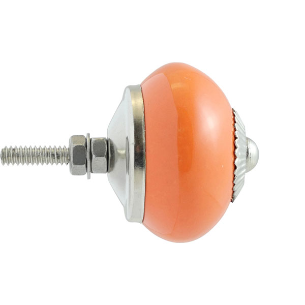 Keramik-Möbelknopf - Basic Orange | (rund) Keramik-Möbelknopf - Basic Orange | (rund)
