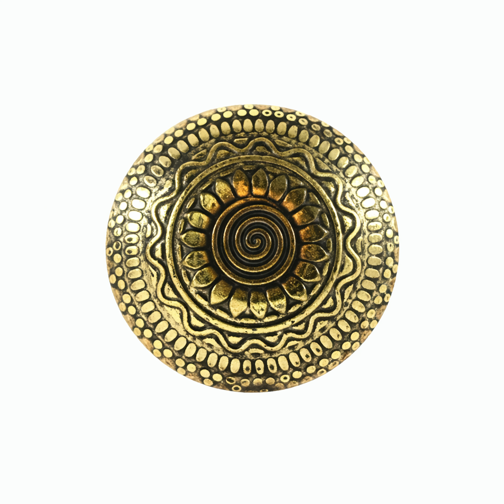 Metall-Möbelknopf - Gildor (rund)