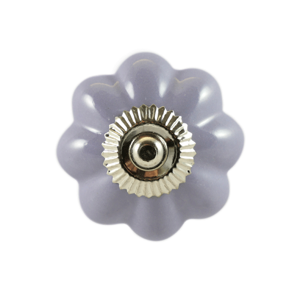 Keramik-Möbelknopf – Purple Flower |  Lila (Blumenform) 