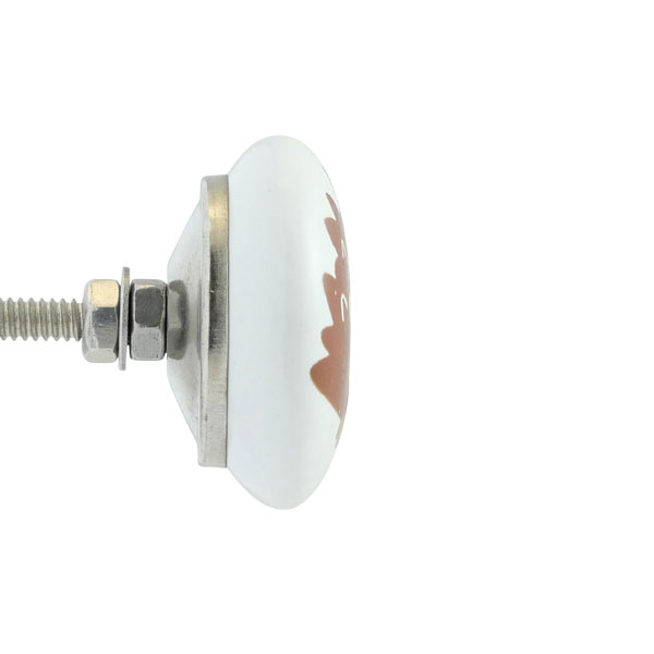 Keramik-Möbelknopf - Iggy Igel | Kinder (rund)