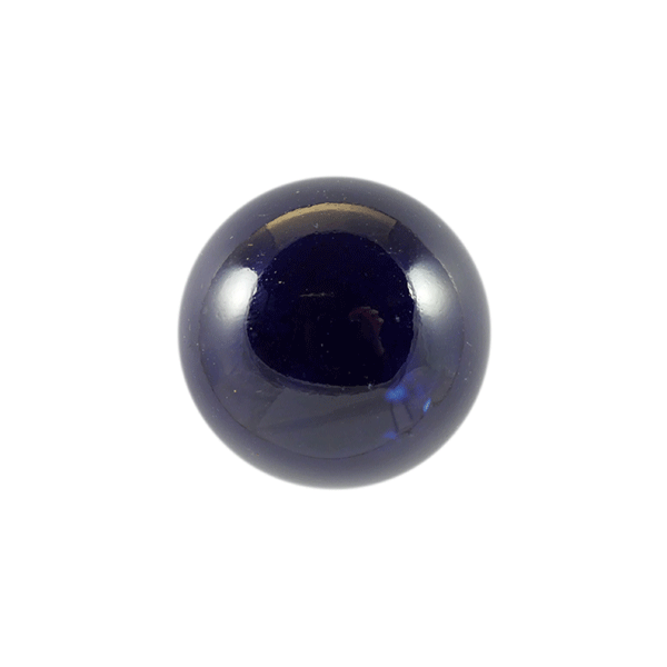 Keramik-Möbelknopf - Matrixo Blue | Blau (rund)