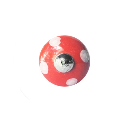 Keramik-Möbelknopf - Dotty Red