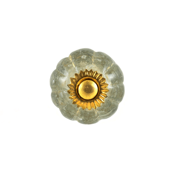 Glas-Möbelknopf - Balloon | Transparent (Blumenform) Glas-Möbelknopf - Balloon | Transparent (Blumenform)